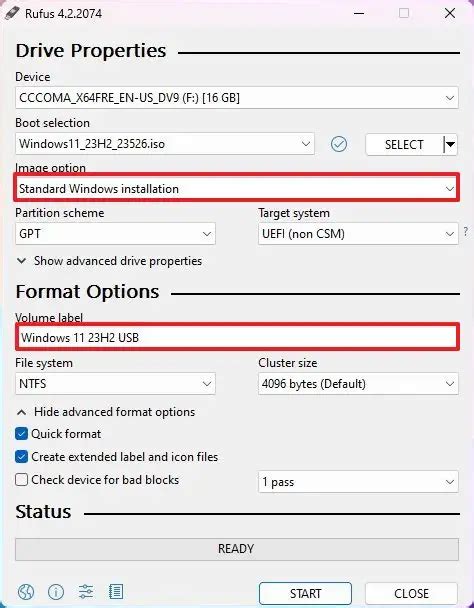 How to use Rufus to create bootable Windows 11 23H2 USB - Pureinfotech