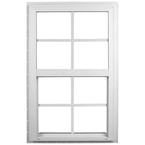 Ply Gem 35.5 in. x 59.5 in. Single Hung Vinyl Window - White-510 - The Home Depot