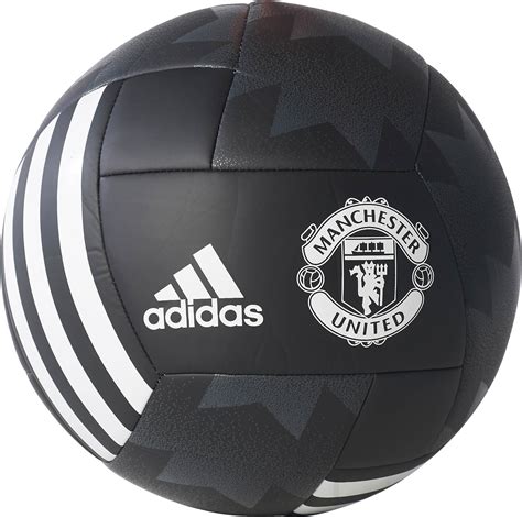 adidas Manchester United Soccer Ball - Black & White - Soccer Master