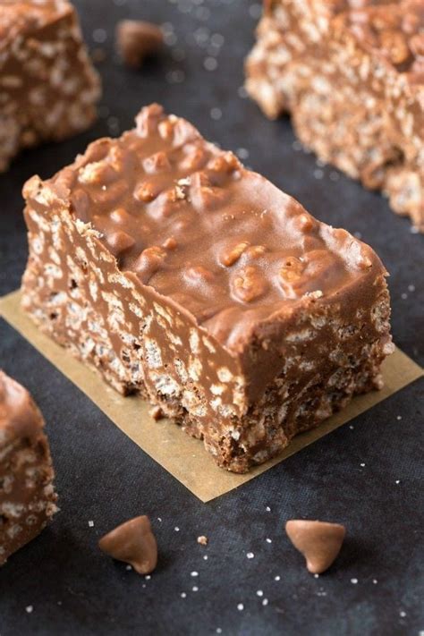 Crunchy No-Bake Chocolate Peanut Butter Bars | Around and About