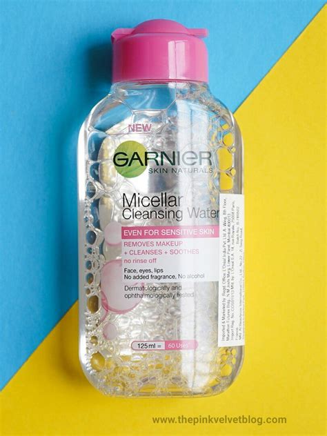 Garnier Micellar Water Pink Review - The Pink Velvet Blog