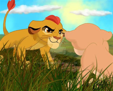 Kion and Kiara by cmelody28 on DeviantArt