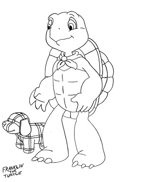 Franklin And Bear Coloring Pages