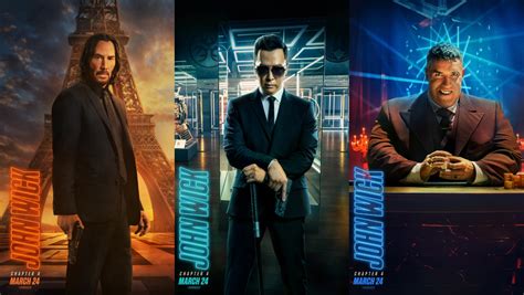 Character Posters For John Wick: Chapter 4 Starring Keanu Reeves & Donnie Yen. UPDATE: Final ...