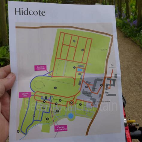 Hidcote Gardens Map | Fasci Garden