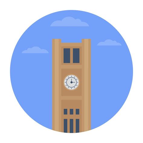 Clock Tower Concepts 4489418 Vector Art at Vecteezy