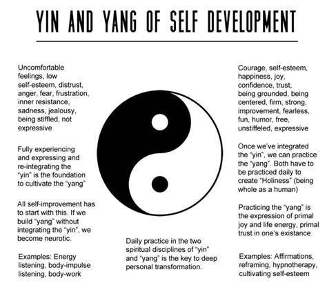 Pin by Gina on Spirituality | Yin yang, Self development, Yin