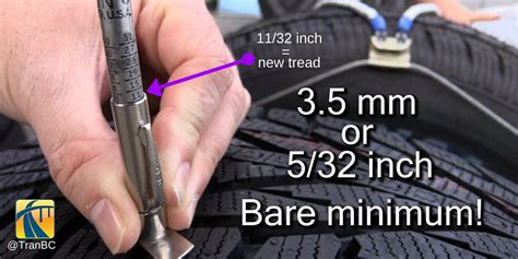 How to Measure Tire Tread Depth in 15 Seconds | TranBC