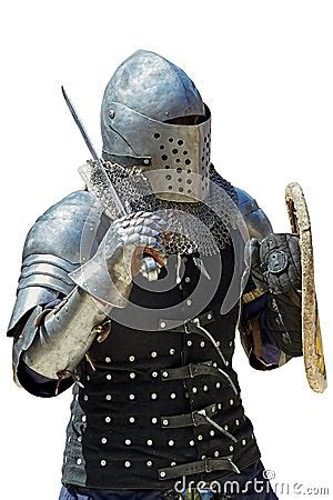 Medieval Knight With The Sword And Shield. Stock Image | CartoonDealer ...