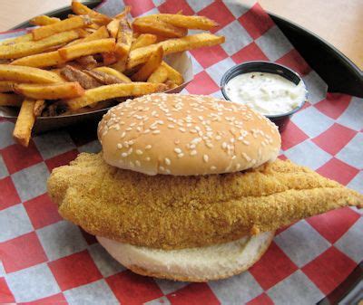 Catfish Sandwich...pure and simple....fried catfish, mayo or tarter ...