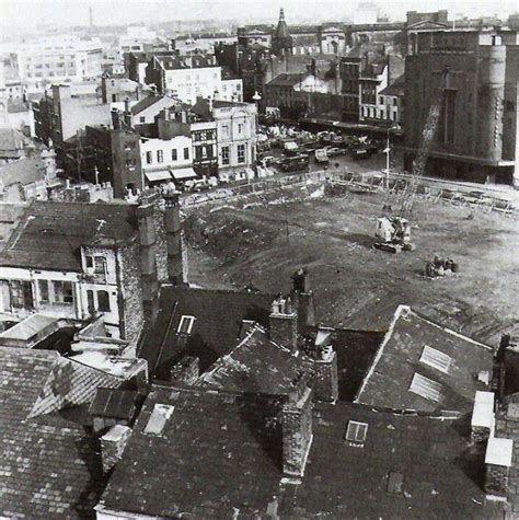 The site for St Johns precinct being cleared Liverpool Town, Liverpool History, Scotland History ...