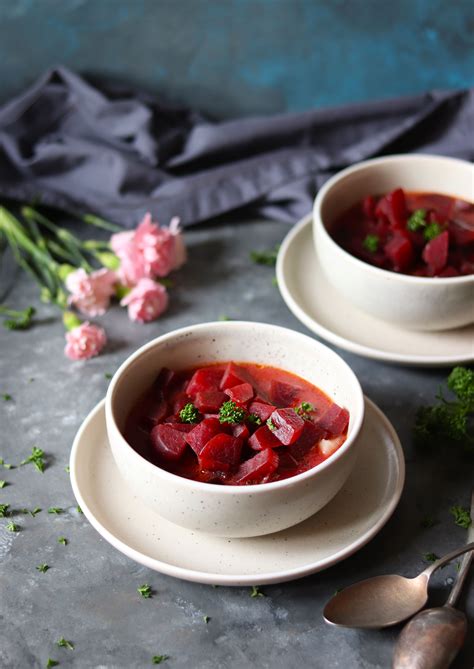 Zupa Buraczkowa -Polish Beetroot soup | Soulful And Healthy