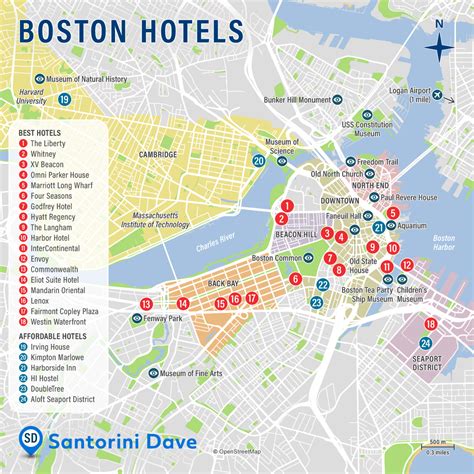 BOSTON HOTEL MAP - Best Areas & Places to Stay