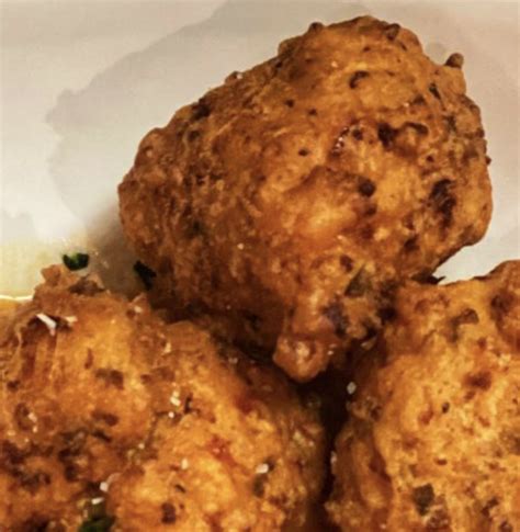 Conch Fritters (dozen) – Grimm's Stone Crab