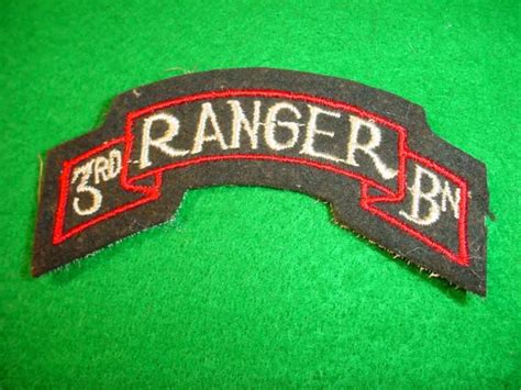 ORIGINAL WW2 US Army 3rd Ranger Battalion Scroll Patch $24.95 - PicClick