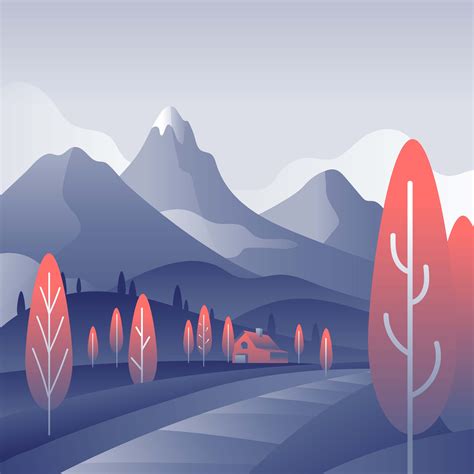 Mountain Landscape First Person Vector. Choose from thousands of free vectors, clip art designs ...