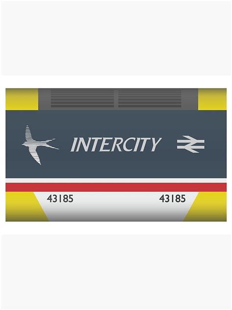 "Intercity 125 Swallow Livery" Mask for Sale by ICTcolour | Redbubble