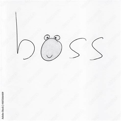 Boss concept illustration with Stick figures - Drawing Stock ...