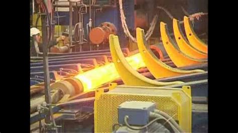 SEAMLESS STEEL PIPE MANUFACTURING PROCESS - YouTube