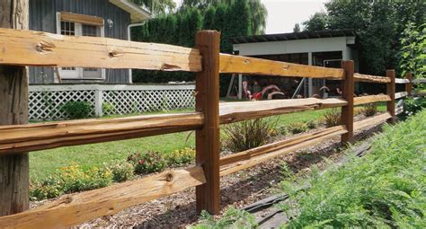 Cedar Split Rail - Boundary Fencing