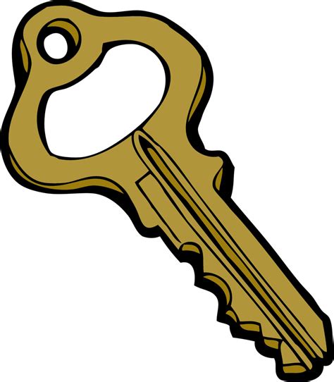 Public Domain Clip Art Image | Illustration of a key | ID: 13494538813664 | PublicDomainFiles.com