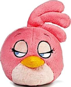 Amazon.com: Angry Birds Plush 8-Inch Girl Pink Bird with Sound: Toys ...