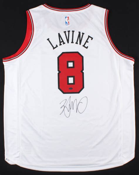 Zach LaVine Signed Bulls Jersey Schwartz COA) | Pristine Auction