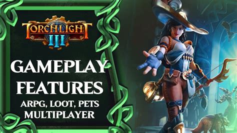 Torchlight 3 Gameplay Features Overview: Classes, Multiplayer, Itemization - YouTube