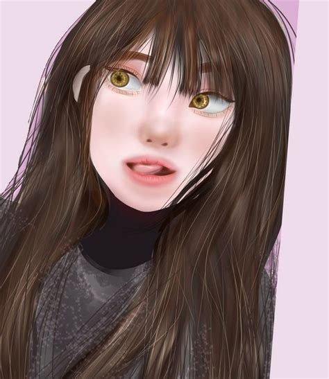 semi realistic korean girl - artesta - Digital Art, People & Figures, Animation, Anime, & Comics ...