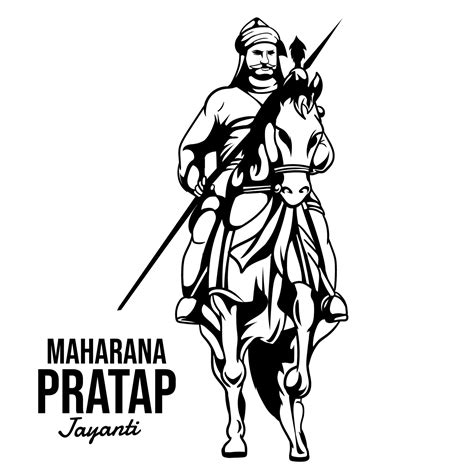 illustration of Maharana Pratap. Maharana Pratap Jayanti. 22917417 ...