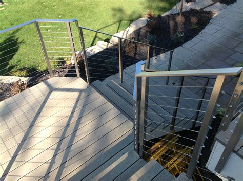 Clearview® Cable Deck Railing with Flat Top Rail - AGSstainless.com