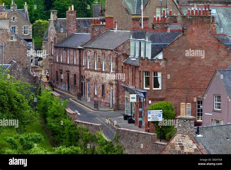 Melrose town centre, Melrose, Scottish Borders, Scotland, United Kingdom Stock Photo - Alamy