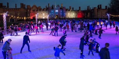 Ice Skating at Hampton Court Palace - Tourist England