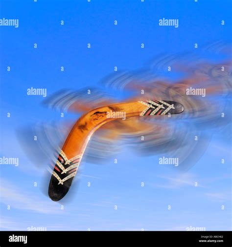 Flying boomerang Stock Photo: 4194657 - Alamy