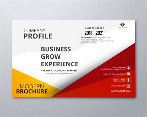 Professional business flyer template card colorful background 258867 ...