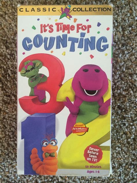 Opening And Closing To Barney: It's Time For Counting 1998 VHS (MCA Universal Home Video Version ...