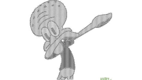 ASCIIfy, squidward dabbing HD wallpaper | Pxfuel