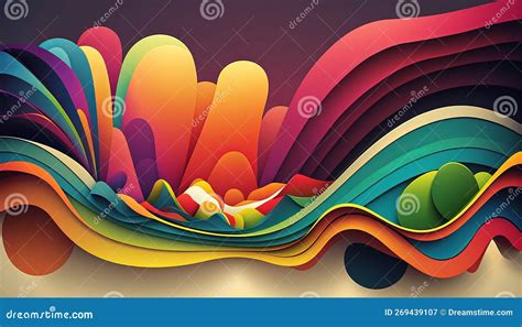 Abstract Line Background. UI and UX Designed Stock Illustration ...