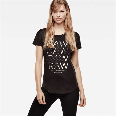 Hika Slim T-Shirt | Black | Women | G-Star RAW®