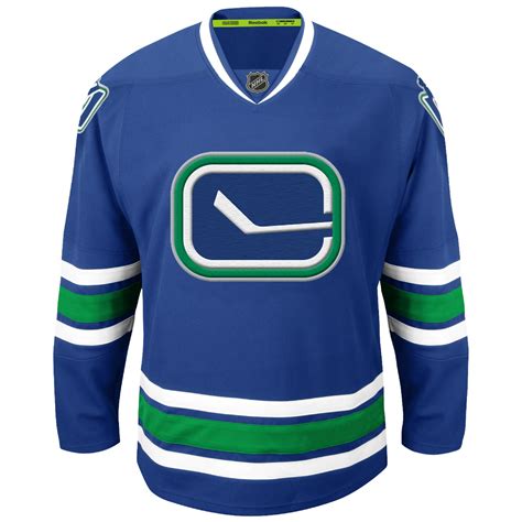 Reebok Vancouver Canucks Blue Premier Alternate Jersey