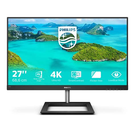 Buy PHILIPS 278E1A - 27 Inch 4K Monitor, 60Hz, 4ms, IPS, Speakers ...