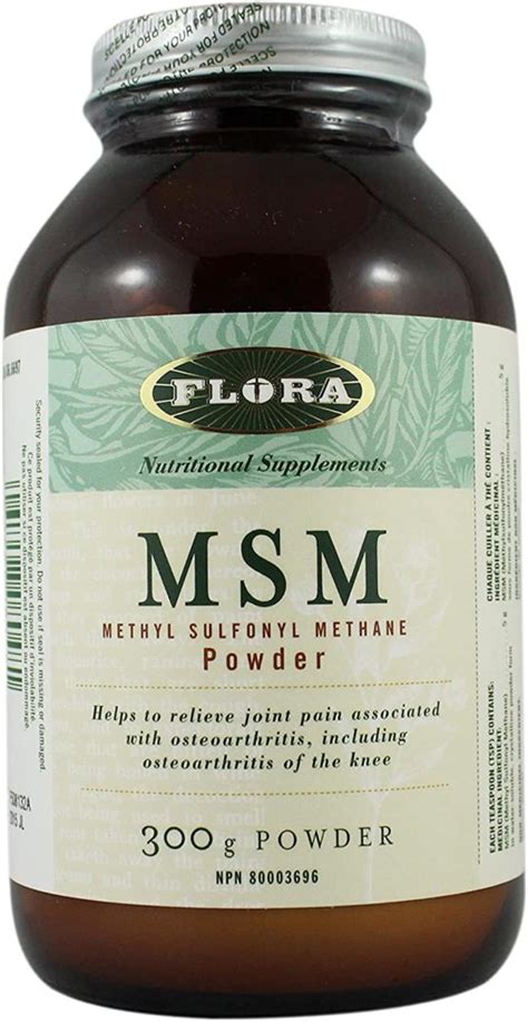 Flora MSM powder 300 g – Good Nature Health Foods