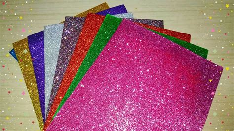 Glitter Paper Crafts | Glitter Foam Sheet Craft Ideas | Valentine's Day ...