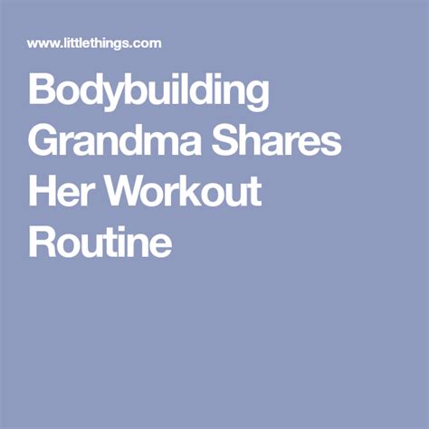 71-Year-Old Grandma’s Insane Daily Workout Transforms Her Into A Bodybuilder In Just 10 Years ...