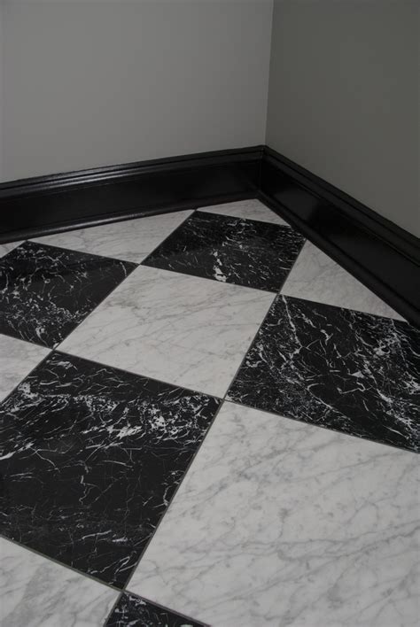 20+ Black And White Marble Floor Tile