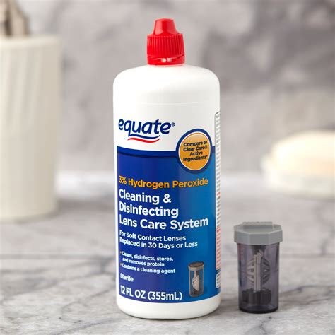 Buy Equate 3% Hydrogen Peroxide Cleaning & Disinfecting Lens Care ...