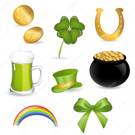 Saint Patrick's Day Symbols Stock Vector Image by ©ramonakaulitzki ...