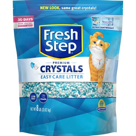 Fresh Step Crystals, Premium Cat Litter, Scented, 8 lbs - Walmart.com