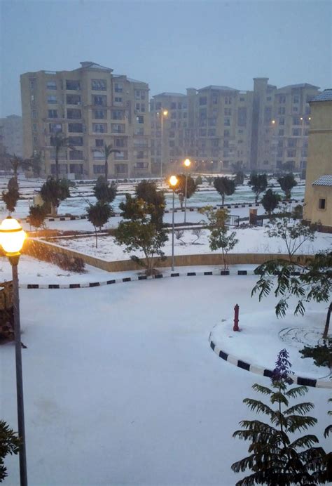 Snow in Egypt