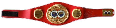 Mike Tyson Signed Full-Size IBF Championship Belt (JSA COA) | Pristine ...